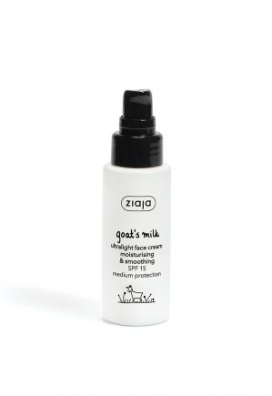 CREMA HIDRATANTE ULTRALIGERA SPF 15 LECHE DE CABRA – ZIAJA